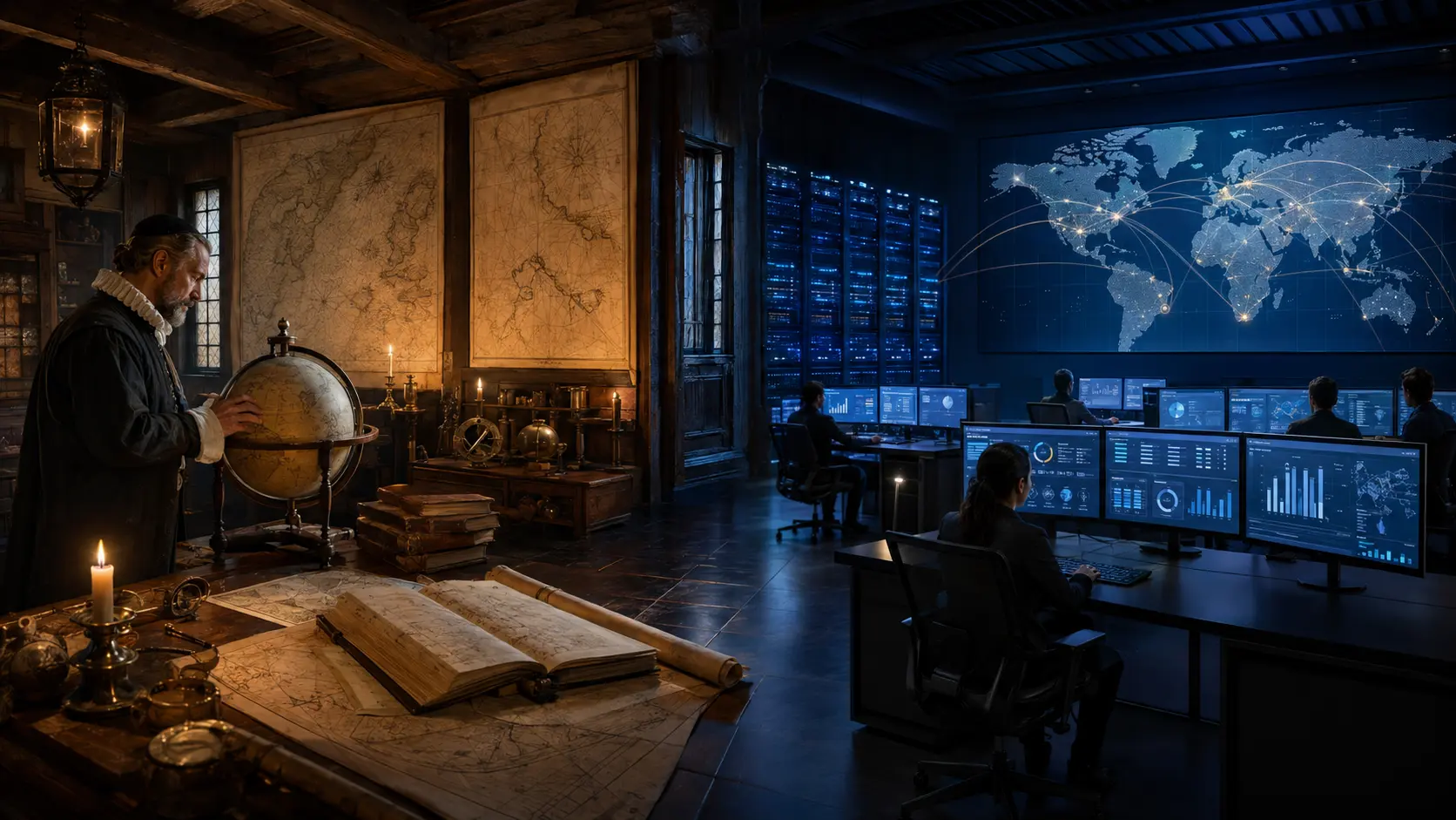 VOC-erfenis en moderne technologie: historische continuïteit